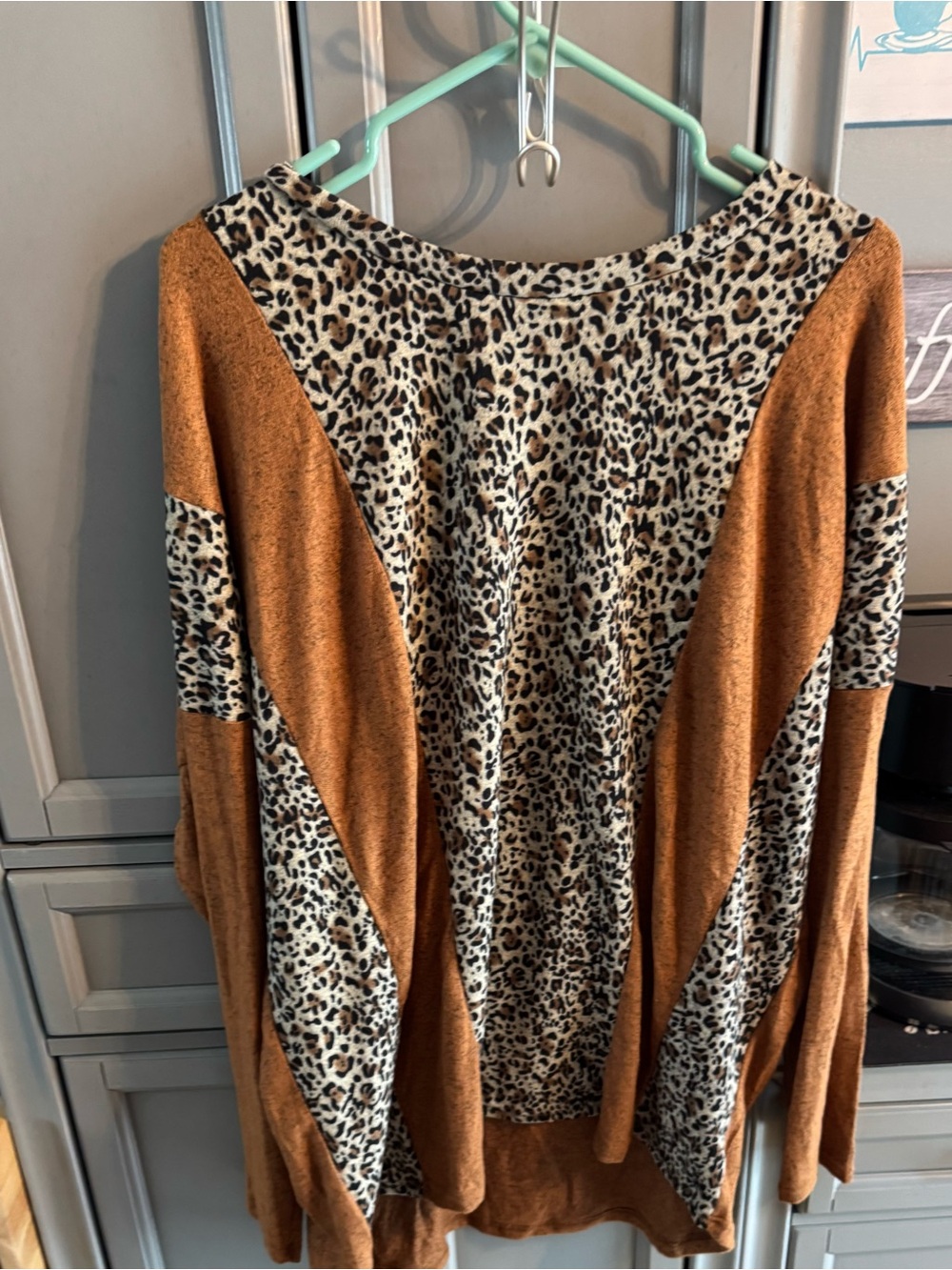 Story Teller Leopard print top